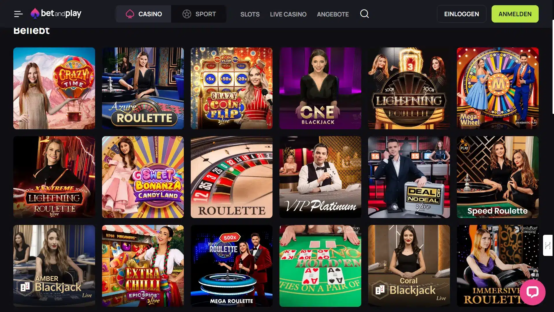 Live Casino Erfahrungen mit BetandPlay