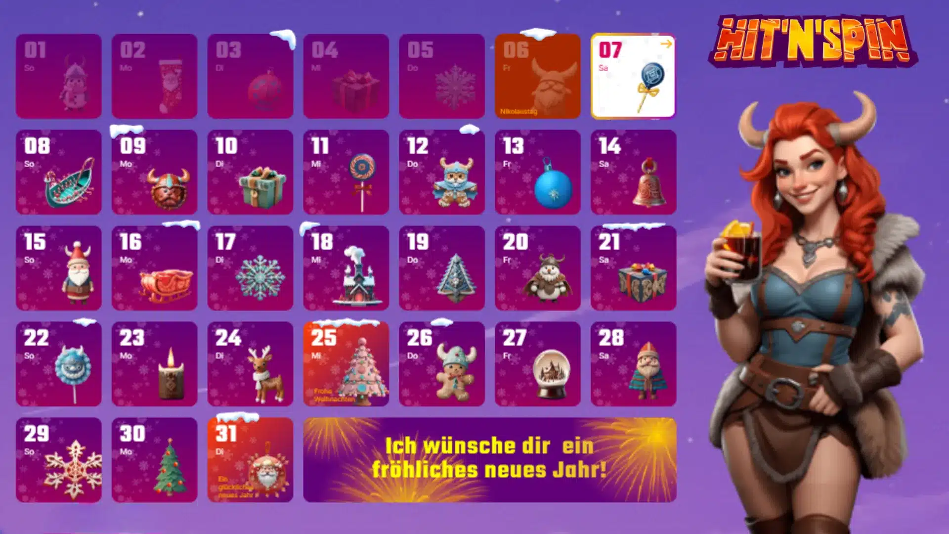 Hit'N'Spin Adventskalender 2024