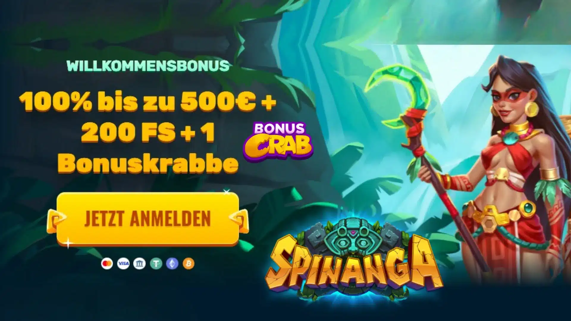 Spinanga Casino Bonus