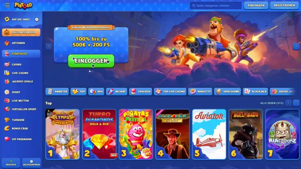 pistolo bonus crab casino wallpaper